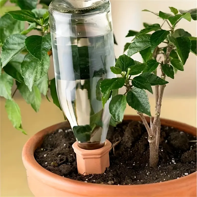 4 clay automatic watering piles spike plant watering device Indoor/outdoor plants are effortless and very suitable for holiday watering tools automatic irrigation system Watering Systems Automatic Irrigation Equipment