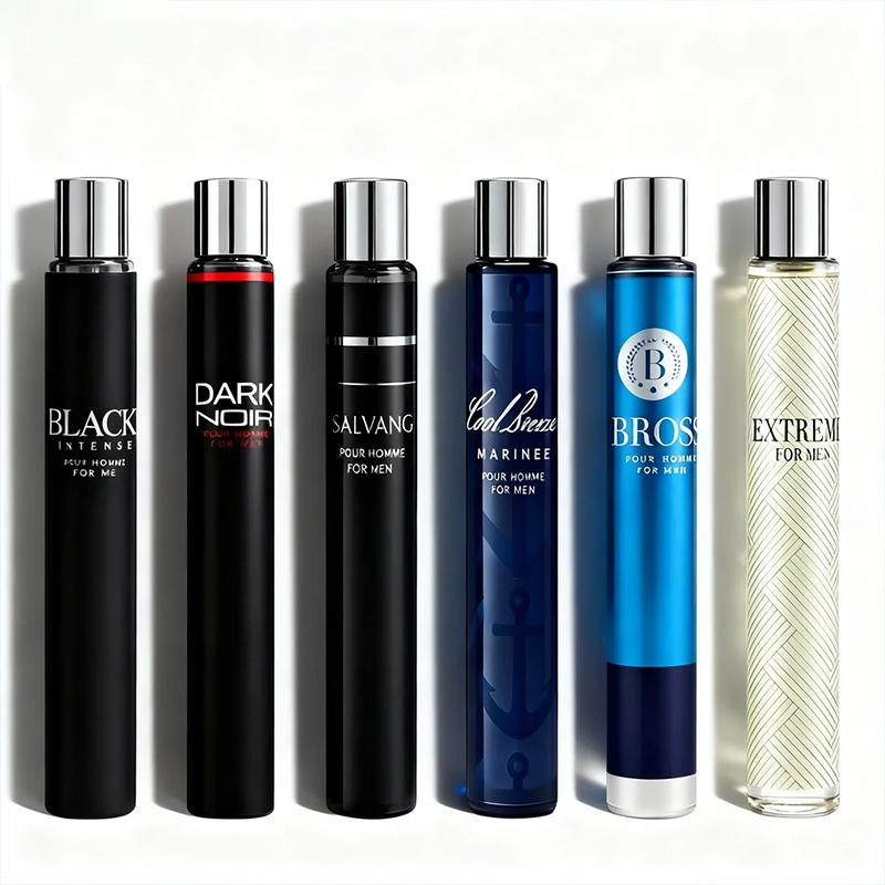 6-Piece Set Men's Eau De Toilette Fragrance，Cologne For Men，Travel Size Perfume，Long-Lasting ，6 Different Scents，Perfect For Dating, Daily Life, Parties, Gift Giving，1.18 fl oz/35 ml Each Bottle