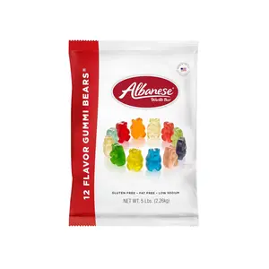 MTP-Albanese World's Best 12 Flavor Gummi Bears | 5lbs of Candy | 12 Unique Flavors, Gluten Free, Fat Free, Soft and Chewy Gummy | Cherry, Blue Raspberry, Mango and More | Great Snack for Travel and Kids, Candy Variety Pack, Assorted Candy, Mixed Candy Pa