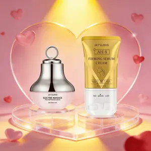 JAYSUING 2 in 1 Electric Massage Firming Skincare Set, AH8 Firming Serum Cream & Polypeptide Massage Cream, Neck & Body Firming Care Cream#FirmingSkincareSet #ElectricMassageCream #NeckFirmingCream #SkincareSet