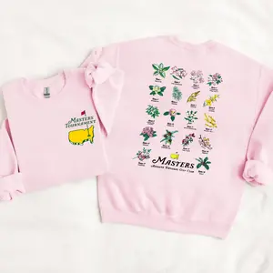 2026 Masters Augusta National Golf Club Floral List Shirt, Masters Tournament Golf, Golf Fan Girl Lover, Perfect Gift For Golf Lover