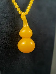 S.Vessel of Fortune — Gourd Pendant Necklace
