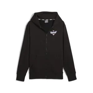 PUMA Mens Melo Iridescent Hornets Hoodie Casual Outerwear Casual - Black
