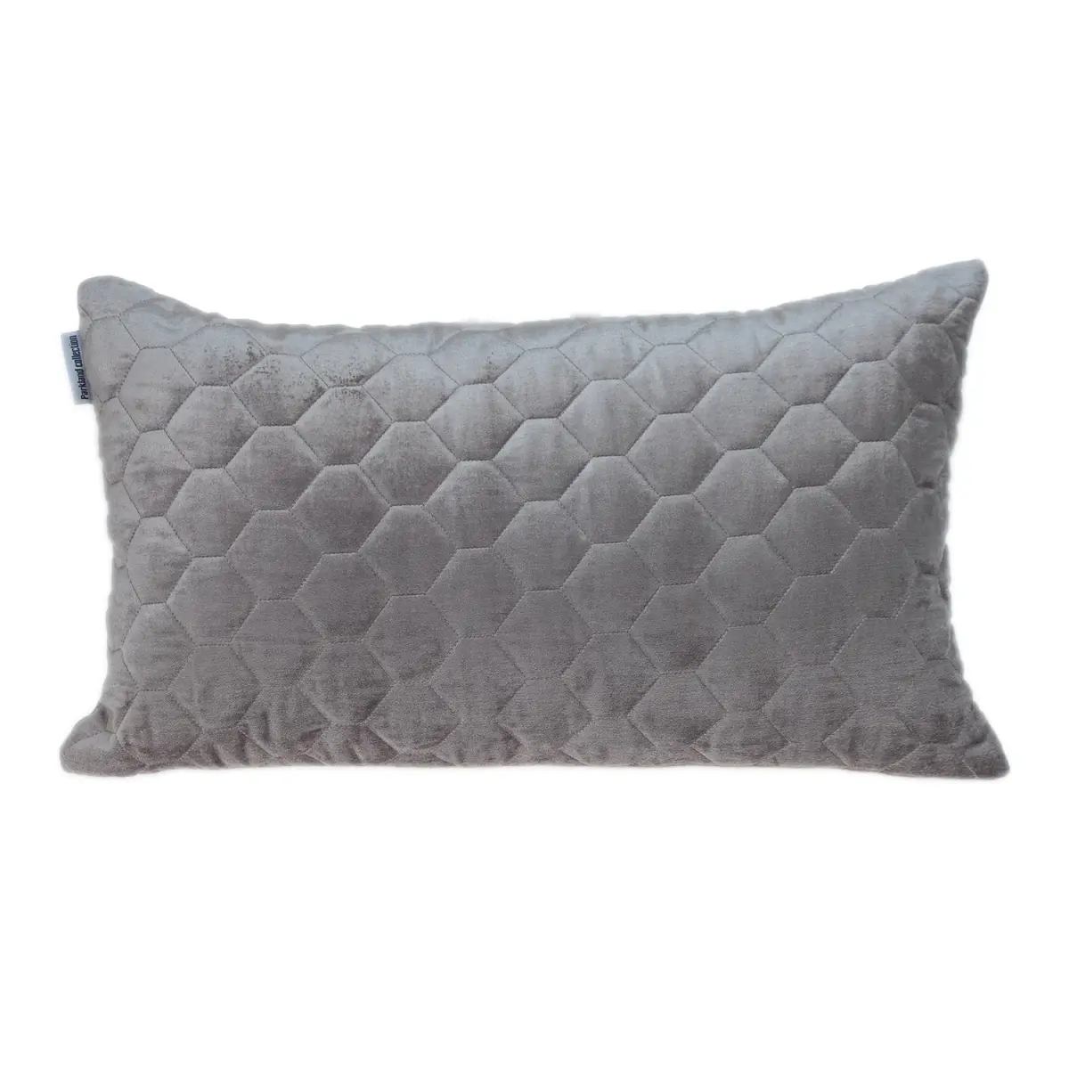 Bazyli Transitional Taupe Rectangle Throw Pillow