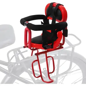 Kids Bike Seat Rear Mounted, Baby Bicycle Toddler Bike Seat Safety Carrier for Adult Bike Attachment,Ebikes,Mountain Bike,Bicycles