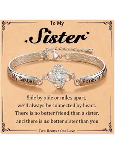 1 pcs Women's Bracelet Gift Set, Jewellery Accessories, High-End Bracelet, High Quality Bracelet, Suitable For Sister, Mother, Anniversary, Christmas, Birthday, Mother's Day Gift For Her, Suitable For daily wear