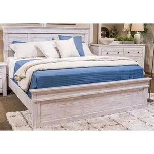 Makidern - King Panel Rails - Whitewash