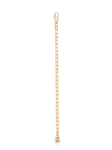 Ettika 5 Inch Small Link Chain Extender 18k Gold Plated Versatile Jewelry Accessory for Necklaces and Bracelets