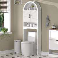 White 23.7"L * 7.7"W * 69"H-Without tissue holder