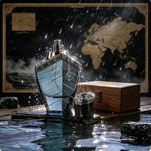 Nautical Ship Men's Cologne, Intense Signature Cologne with a Distinct Woody Aroma and Oceanic Notes, Long-Lasting Fragrance in Anchor-Embossed Bottle