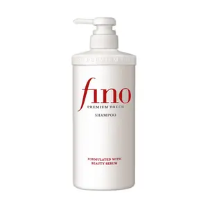 FINO Hair Treatment Shampoo 550ml - Japanese Essence for Smooth, Shiny Hair