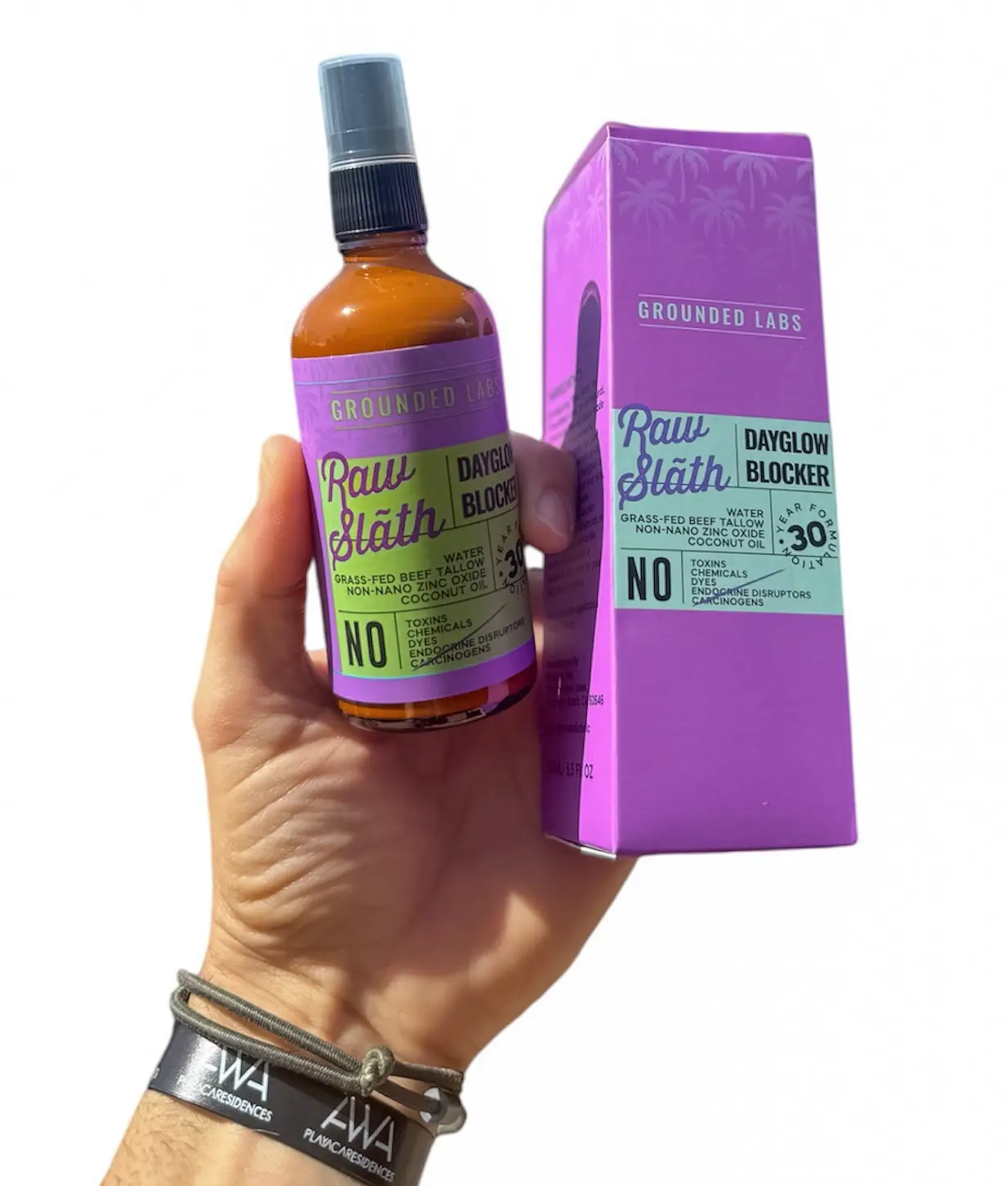 Grass Fed Beef Tallow Non-Nano ZINC Natural Sunblock with Coconut Oil, NO Toxins...