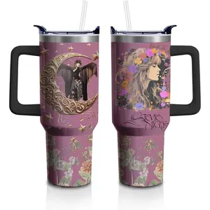 Rock Goddess Energy Tumbler, For the Wild Hearts 40oz Tumbler Stevie Nicks-Inspired Tumbler That Shines!, Gift for your Health