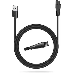 Ceenwes  Clippers Charger Cord, 5V USB  Cord for CEENWES   Clippers, Replacement   Line for  Trimmers with Shaver Cleaning Brush, 3.3ft Power Cord