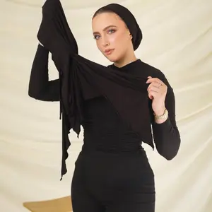 ECLIPSE BLACK – TIE BACK TURBAN