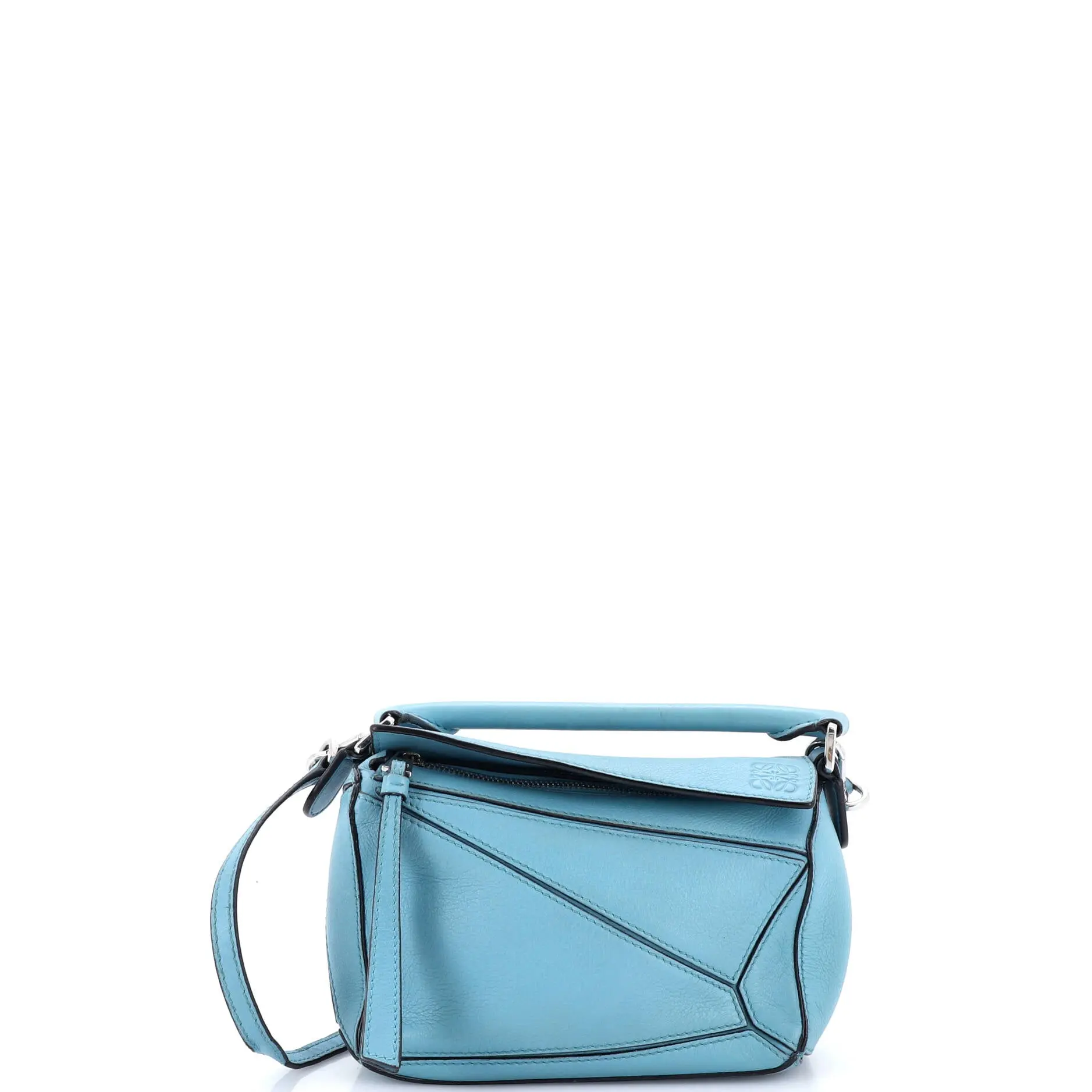 Pre-owned Loewe material Messenger Bags Puzzle Bag Leather Mini by Rebag