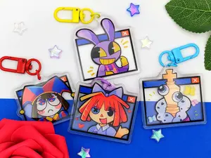 TADC Keychains, The Amazing Digital Circus Acrylic Charms, Cute, Durable, And Perfect For Bags, Keys, Or Gifts. Great For Daily Use Or As Thoughtful Little Gifts For Your Friends And Yourself.