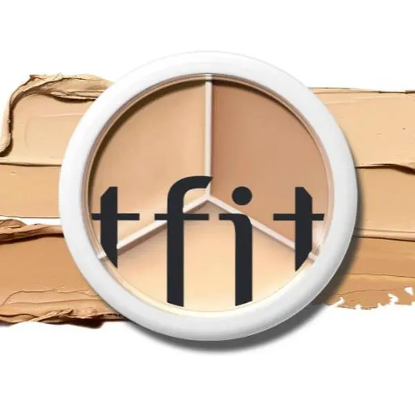 TFIT Cover Up Pro Concealer - #01 Neutral Triple Palette, 0.52 Oz Korean Cosmetic - High-Pigmented, Full-Coverage, Crease-Proof, Silky, Smooth, Hydrating, Waterproof - For Dark Circles, Evening Use - All Skin Types, Flawless Finish, Foundation Alternative