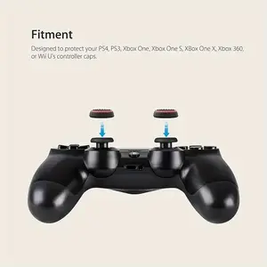 2/4pcs Gel Game Board Is Changed Into Joystick Cover for PS4/PS5, Psp Joystick Cover, Gaming Accessory, Controller Cover, Sleek Gaming Accessory, Comfortable Hold, Durable Gel, Flexible Cover, Analog Stick Protector, Thumbstick Cover, Gaming Enthusiasts,