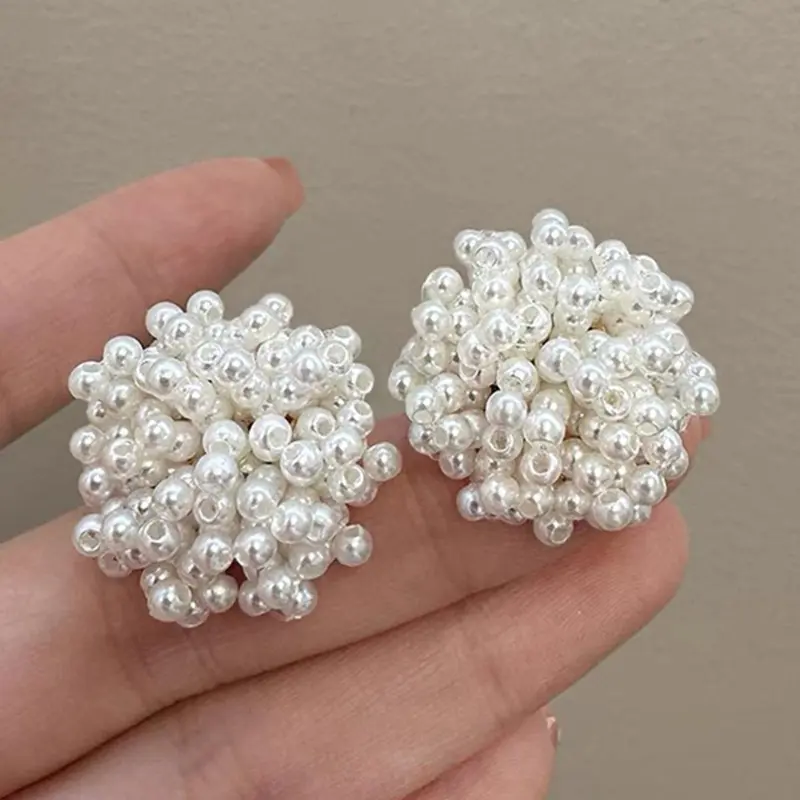 Faux Pearl Decorated Dangle Earrings, Jewelry for Women for Party, Daily Clothing Decor, All-match Jewelry for Birthday Gift, Classic Style Earrings, Stylish Jewelry