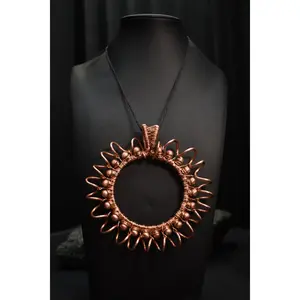 Mandala- Copper Necklace