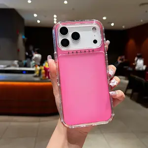 Candy Color Case For iPhone 17 Air 16 15 14 Plus 13 12 Pro Max, Durable 3-Layer Anti-Drop Shockproof Bumper Protective Phone Cases Heavy Duty Defender Cover for Women Girl Men