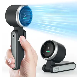 Turbo Cool Fan,Mini Portable Hand Fan Super Strong wind,Upgrade 5-Speed Adjustable Hand Fan with USB Rechargeable 4000mAh Battery, Portable Handheld Fan - Ideal for Travel/Outdoor/Home,Summer&Party Essentials summerwins