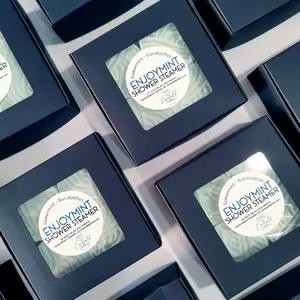 Emerald Bathery Enjoymint Shower Steamers + Spearmint & Eucalyptus Aromatherapy for Relaxing Spa Experience