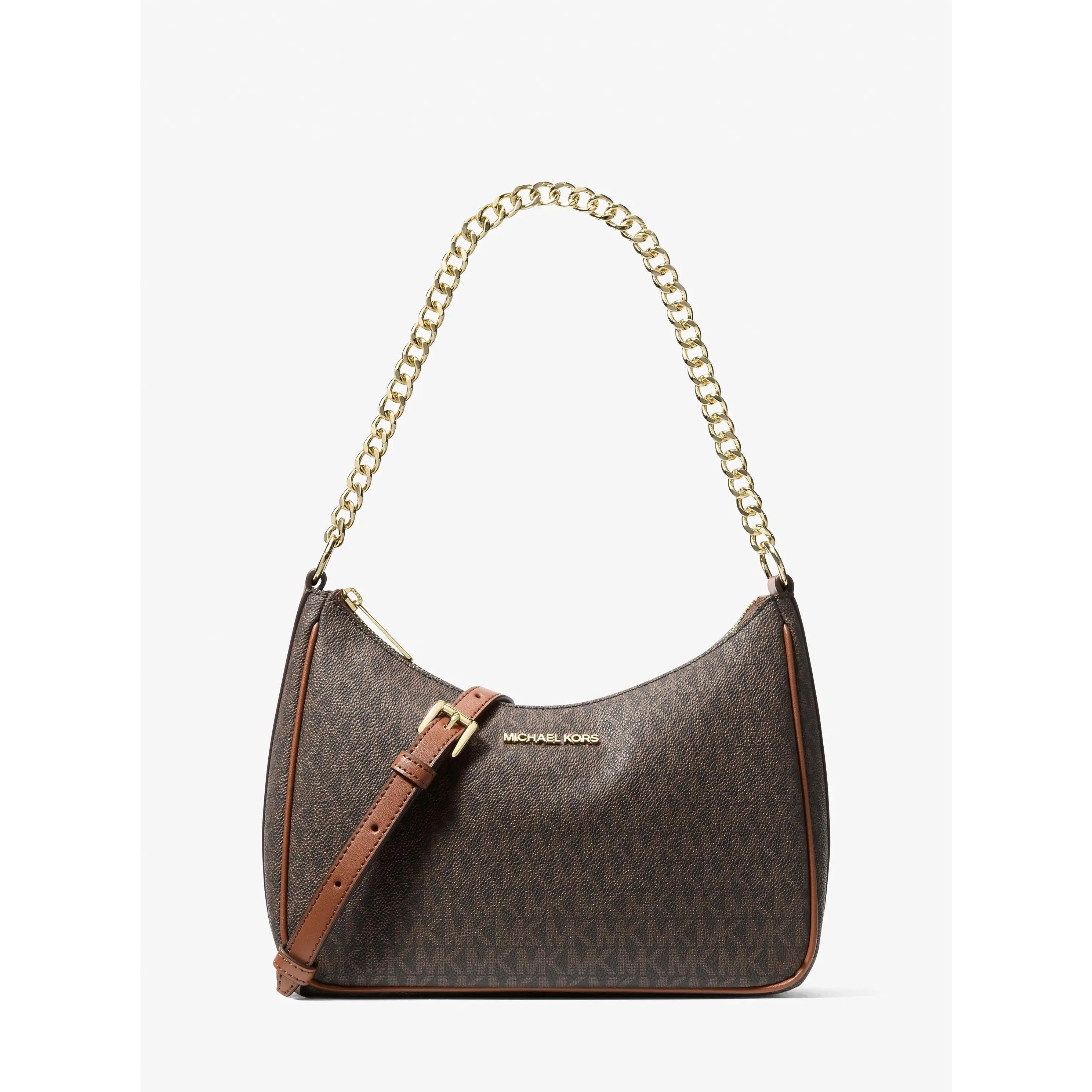 Jet Set Travel Large Signature Logo Convertible Crossbody Bag
