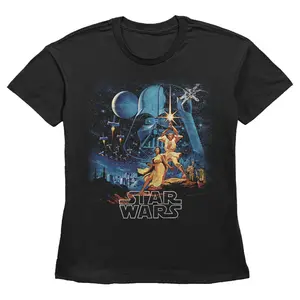 Women's Star Wars A New Hope Vintage Art T-Shirt