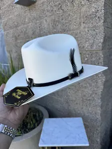 Sombrero 5,000x Vieja Escuela Marca Guadalajara Hats (FALDA 3")