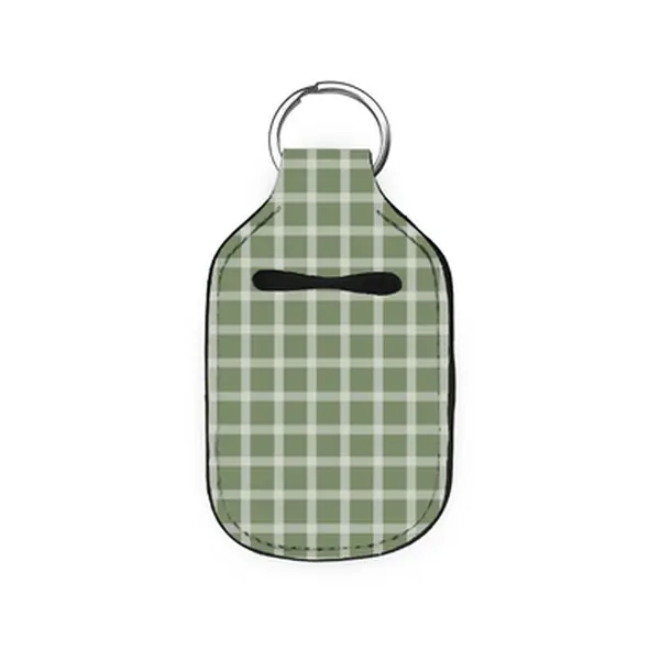abbyrose Sage Grid Hand Sanitizer Holder