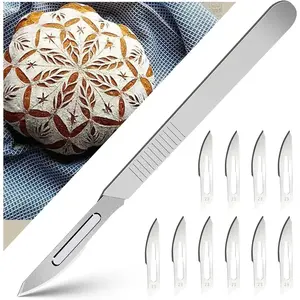 Bread Lame & Sourdough Scoring Tool - Professional Bread Scoring Tool with  Ultra-Sharp Blades, Premium Dough Scorer for Artisan Sourdough Baking, Ergonomic Design & Durable Blades