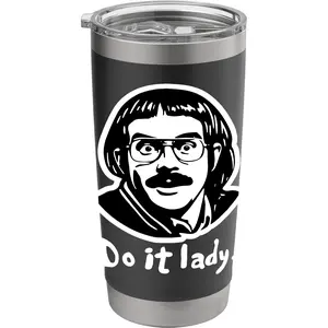 Do it Lady Sticker, Funy Do it Lady! car Sticker for Waterbottle Stickers, Laptop Stickers