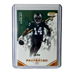 Malachi Corley 2024 Panini Preferred NFL #20 Rookie Card New York Jets 1/335