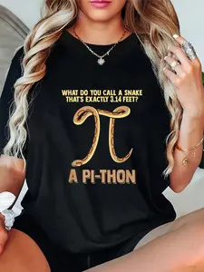 100% Cotton Unisex Ball Python Pi Snake Pet Owner Animal Ball Python T-Shirt Women'S Men Graphic Tee