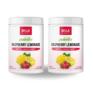 2 Pack Bella All Natural Probiotics Raspberry Lemonade