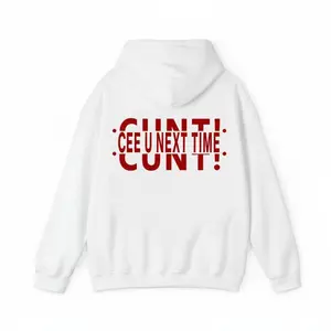 Funny Hoodie Graphic – "Cee u next time " Statement Shirt for Men & Women, Gift for Her and Him, Vibes Unisex Hoodies