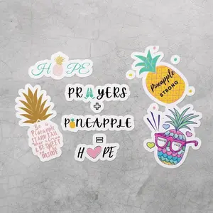 Fertility pineapple decal sticker set - IVF sticker set