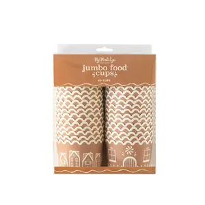 Gingerbread JUMBO Food Cups