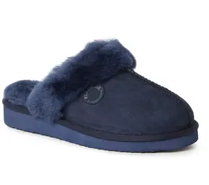 Fireside By Dearfoams Women's Shearling Scuff Sipper - Sydney Fireside By Dearfoams Women's Shearling Scuff Sipper - Sydney