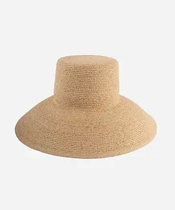 Jolie Packable Straw Bucket Hat