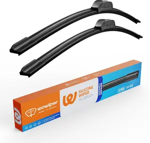 Ford F150 F250 F350 2012-2020 Wiper Blades, Wowiper Premium Silicone 22"+22" Front Windshield Set (Pack of 2)