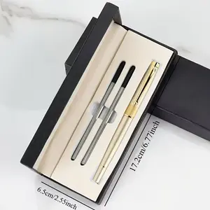 Halloween gifts Personalized Luxury Ballpoint Pen, Free Laser Engraving Customization, 0.5mm Black Ink, Nice BallPens Box Birthday Gifts, Office Gel Pens Writech Pens Fine Point Smooth Writing Blue Pens