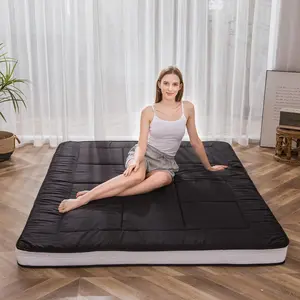 Maxyoyo 4-Inch Japanese Floor Mattress - Foldable Futon & Roll-Up Mattress for Guest Bed, Meditation, or Lounge | High-Density Foam
