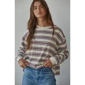 Drew Stripe Cotton Long Sleeve