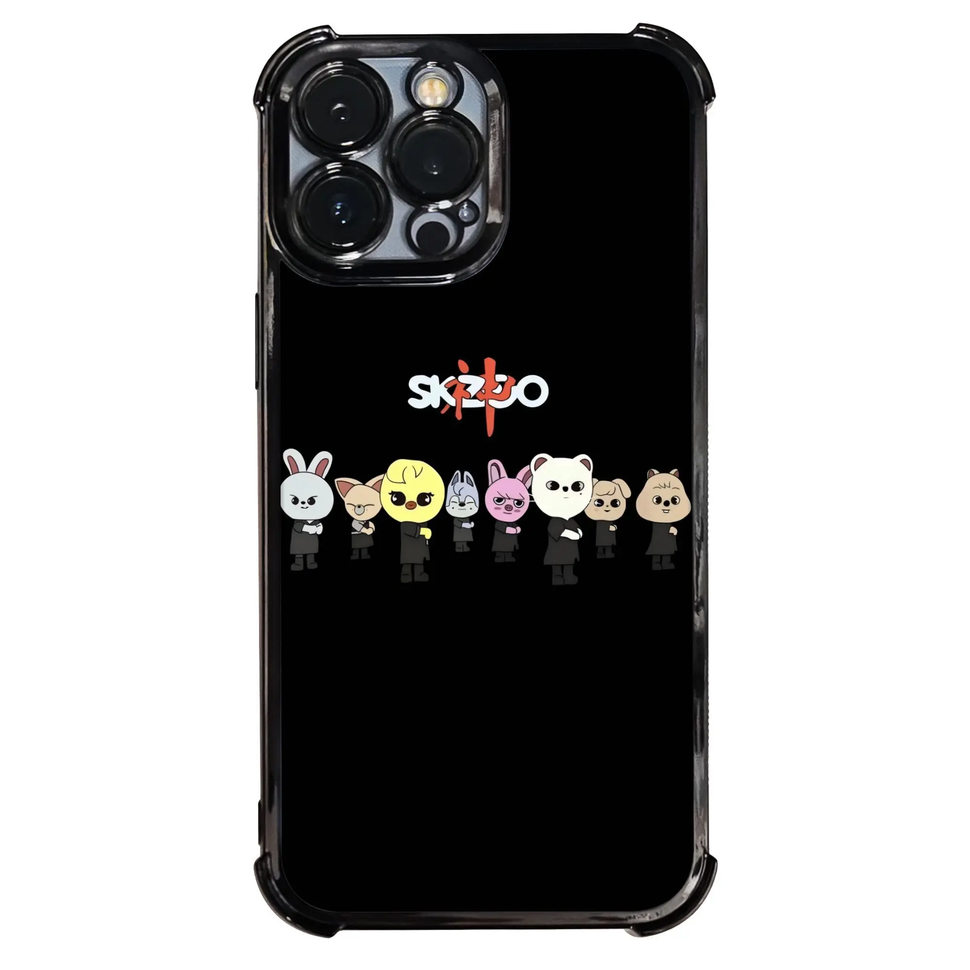 Cartoon Phone Case Electroplating Protective Cover with Reinforced Cushioning And Collision Prevention Suitable for iPhone 17 16 15 14 13 Pro Max Samsung Galaxy S26 S25 S24 S23 S22 Cover