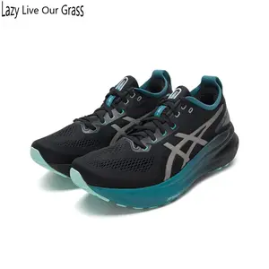 Black & Teal Performance Running Shoes – Breathable Mesh Upper, Cushioned Foam Midsole & Non-Slip Rubber Outsole, Lightweight Trainers for Daily Runs & Gym Workouts