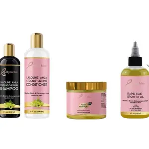 Hair sets shampoo Oil Pomade and conditioners - encourages healthier hair and longer Hair set Rosemary Argan Haircare Plant Nourishing Argan Oil Biotin Restore