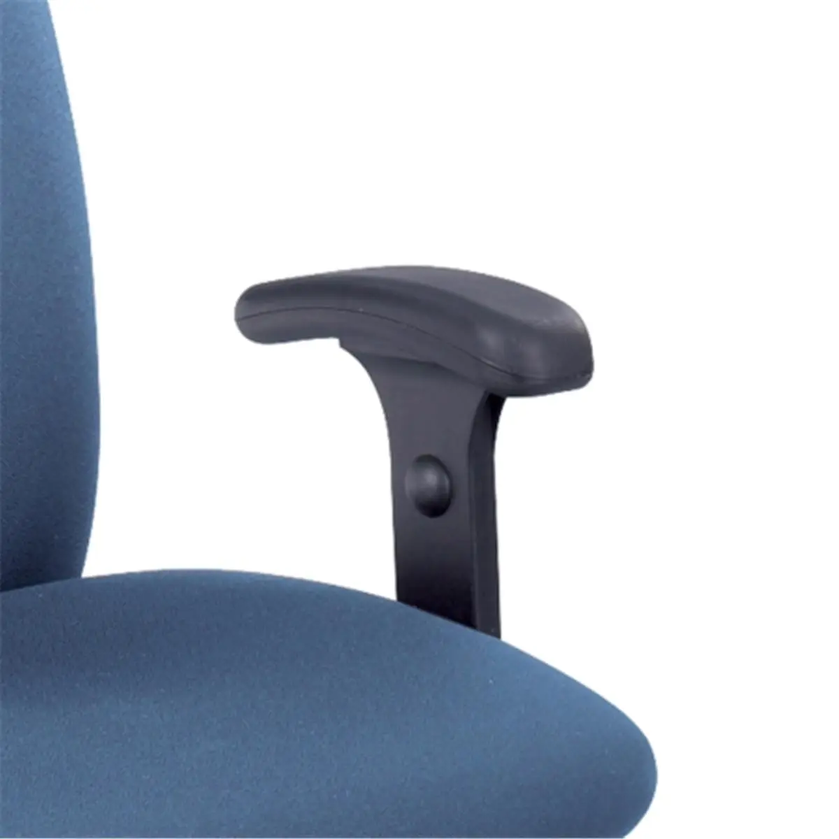 Safco 3496BL Black Chair Armrests with T-Shaped Pad, Optional T-Pad Arms (13 1/4"w x 10 7/8"d x 6"h), Compatible with Uber Big and Tall Office Chairs